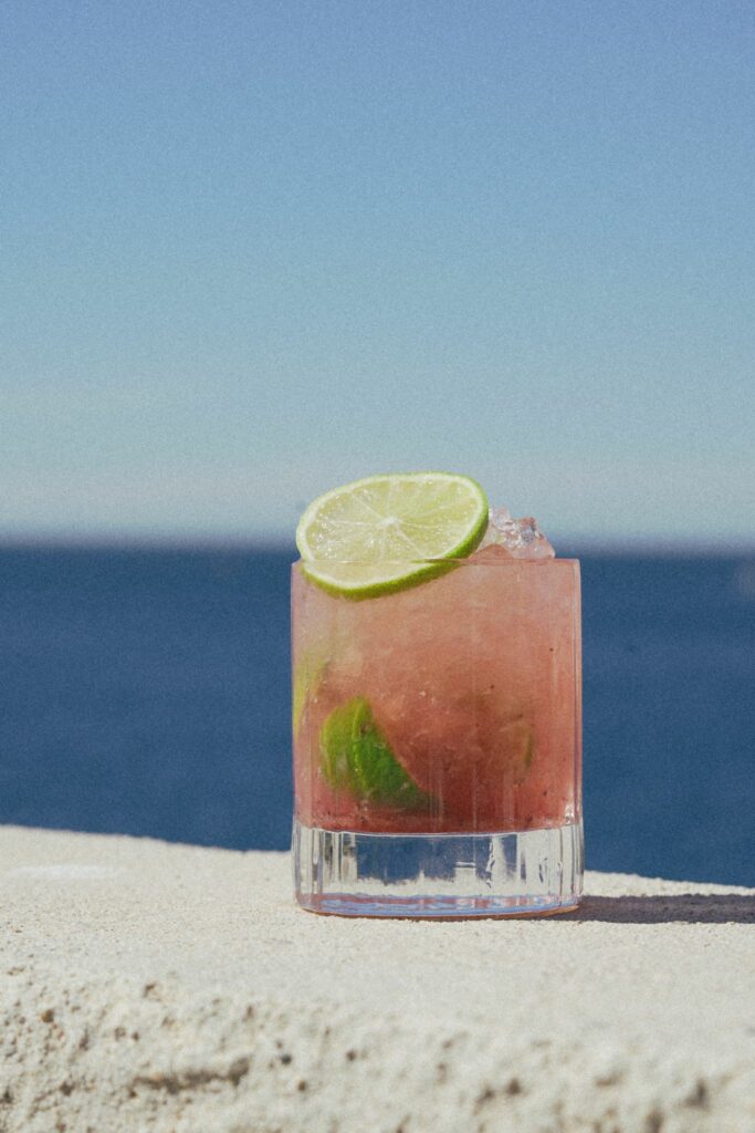 apéritif à la plage bleue